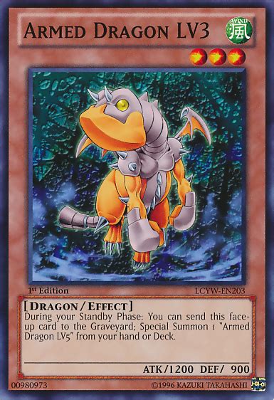 yu gi oh armed dragon lv3